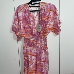 NWT Sunset maxi dress with side split